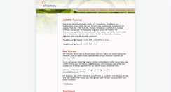 Desktop Screenshot of lamps.efactory.de