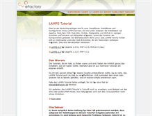 Tablet Screenshot of lamps.efactory.de